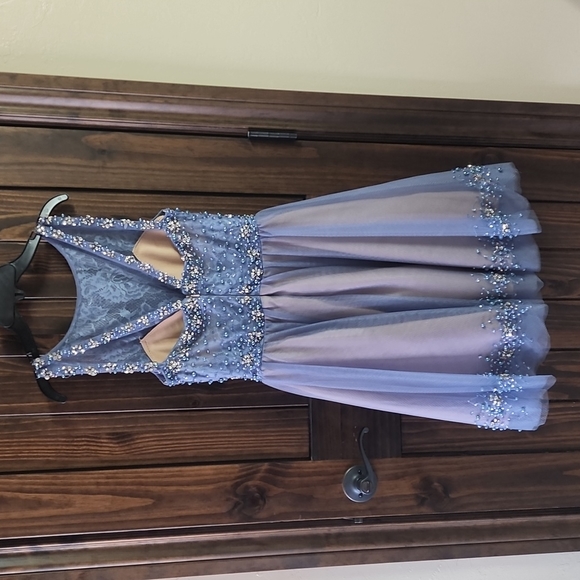 Blue Terani Cature short formal dress - Picture 5 of 8